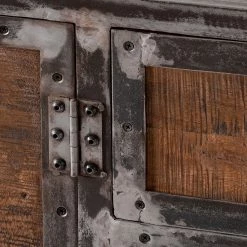 Ars manufacti Buffet Wharton I - Partiellement en acacia massif / Acier -Meubles de salon Soldes sideboard wharton i mango teilmassiv stahl 5212040