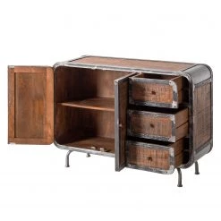 Ars manufacti Buffet Wharton I - Partiellement en acacia massif / Acier -Meubles de salon Soldes sideboard wharton i mango teilmassiv stahl 5212048