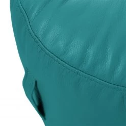 Says Who Tabouret Cilaos - Bleu pétrole -Meubles de salon Soldes sitzhocker cilaos echtleder petrol 2994265