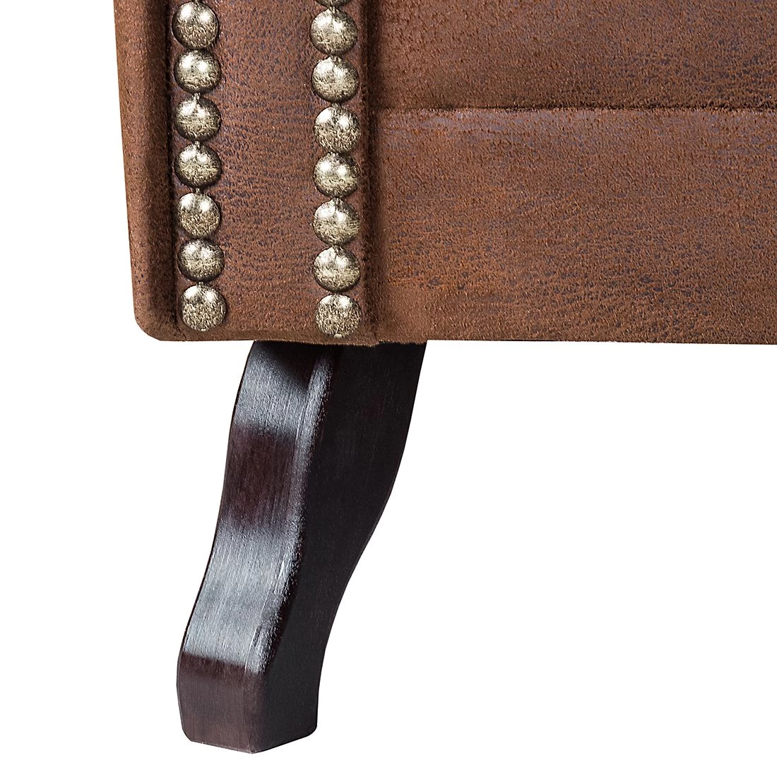 Ars manufacti Canapé Benavente (2 places) - Aspect vieux cuir marron 14 Ars manufacti Canapé Benavente (2 places) - Aspect vieux cuir marron – Image 12