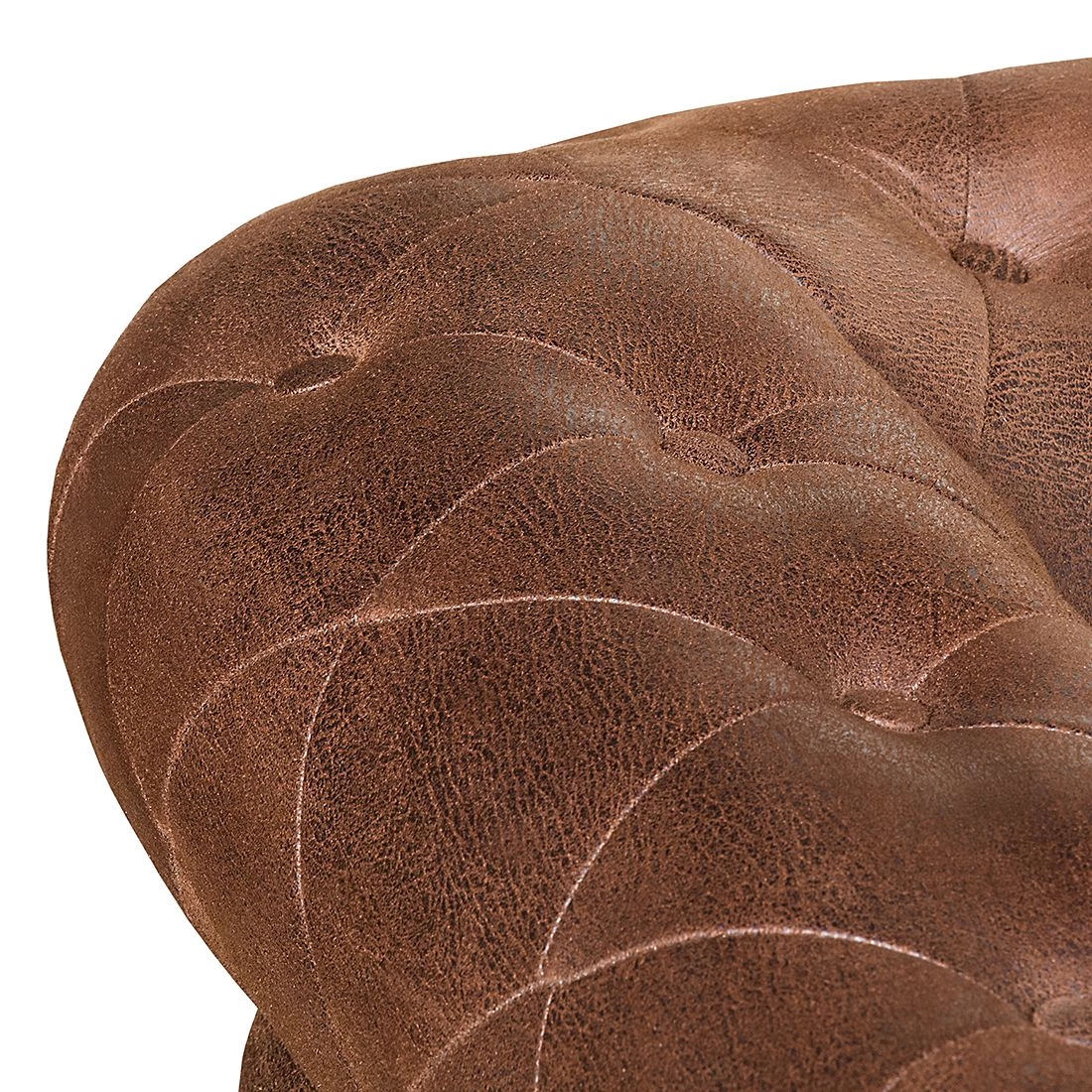 Ars manufacti Canapé Benavente (2 places) - Aspect vieux cuir marron 11 Ars manufacti Canapé Benavente (2 places) - Aspect vieux cuir marron – Image 9