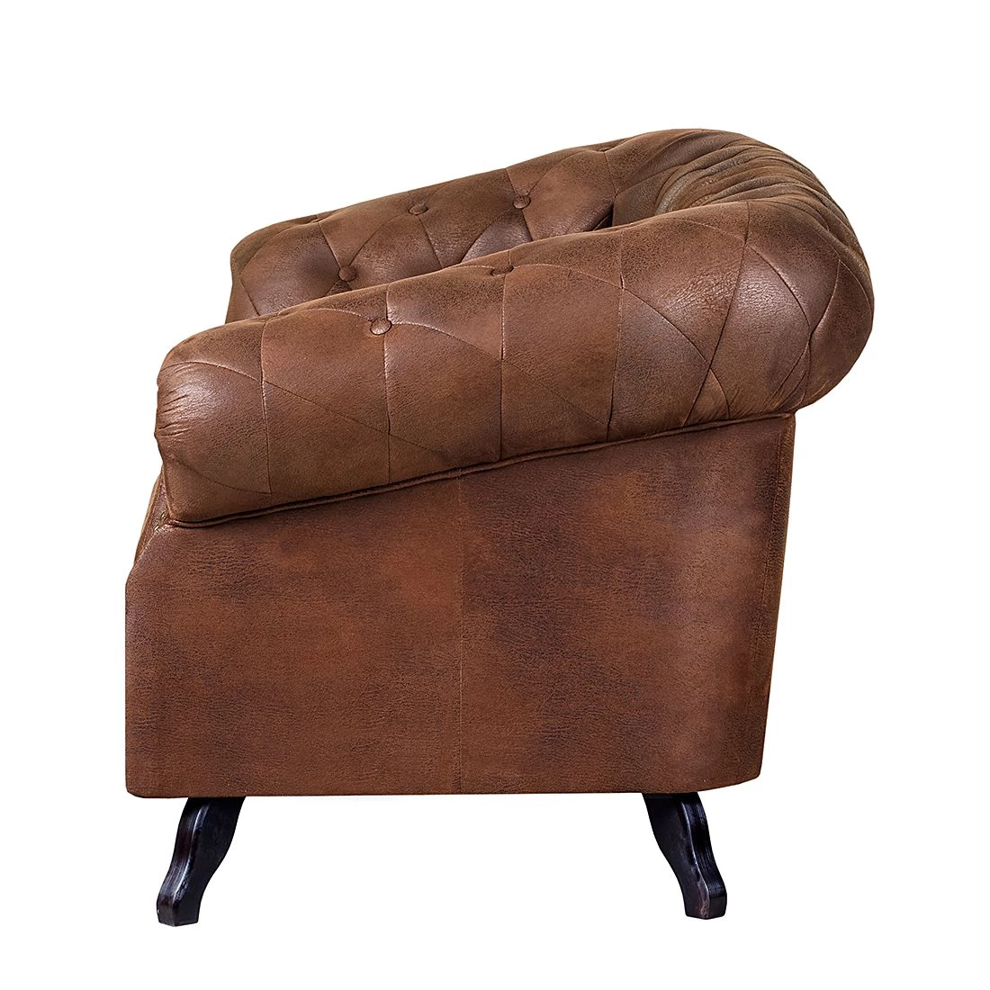 Ars manufacti Canapé Benavente (2 places) - Aspect vieux cuir marron 5 Ars manufacti Canapé Benavente (2 places) - Aspect vieux cuir marron – Image 3