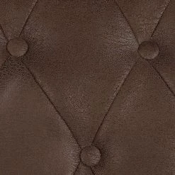 Ars manufacti Canapé Benavente (2 places) - Aspect vieux cuir marron foncé -Meubles de salon Soldes sofa benavente 2 sitzer antiklederoptik dunkelbraun 437403