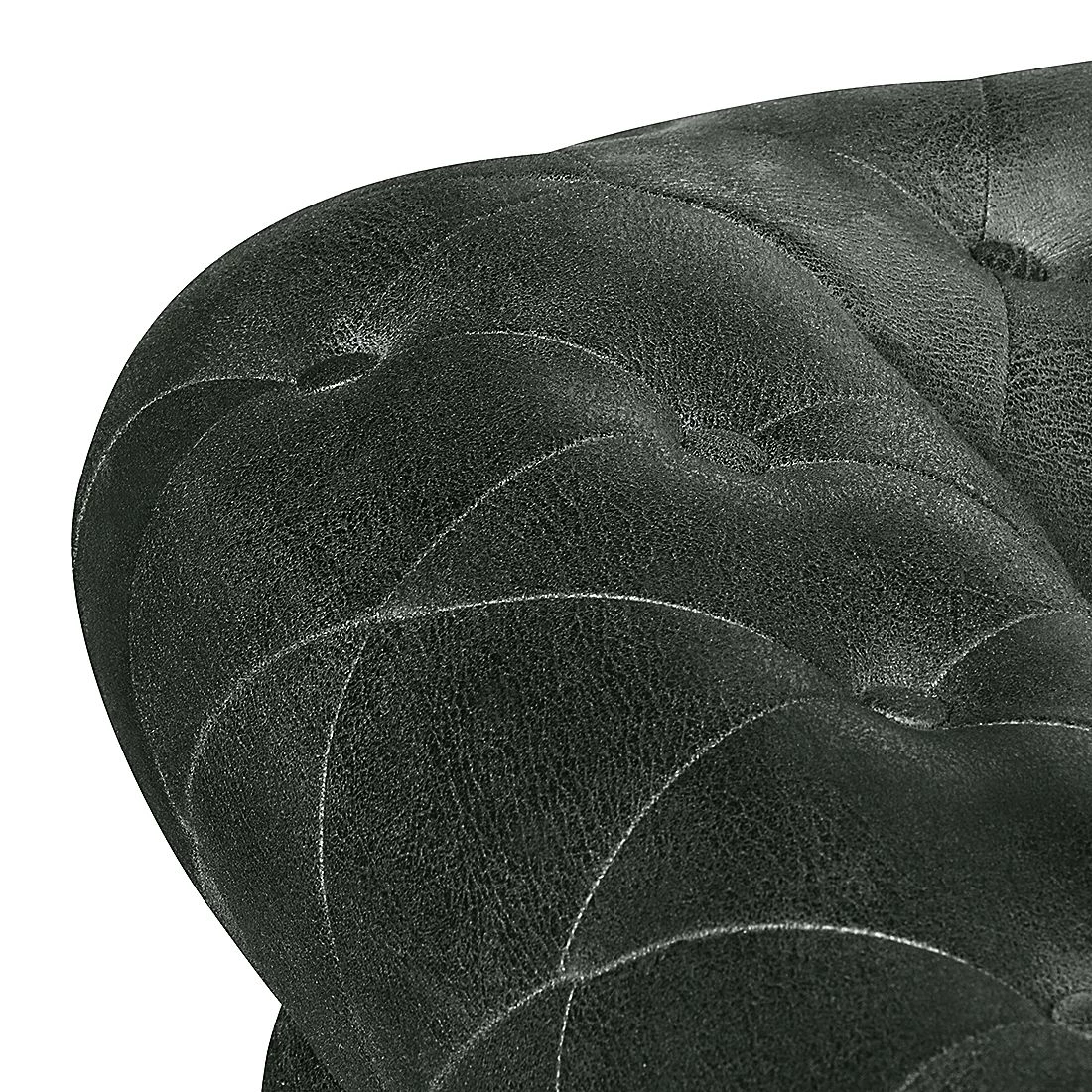 Ars manufacti Canapé Benavente (3 places) - Aspect cuir vieilli anthracite 11 Ars manufacti Canapé Benavente (3 places) - Aspect cuir vieilli anthracite – Image 9