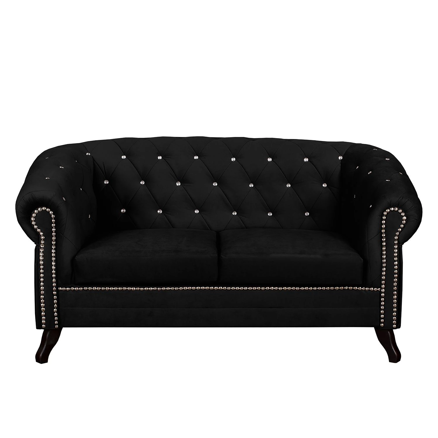 Jack & Alice Canapé Benavente I (2 places) - Noir 5 Jack & Alice Canapé Benavente I (2 places) - Noir – Image 3