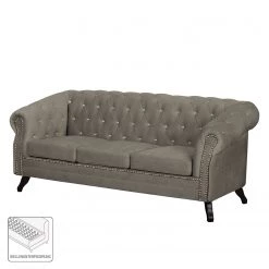 Jack & Alice Canapé Benavente I (3 places) - Gris minéral -Meubles de salon Soldes sofa benavente i 3 sitzer microfaser steingrau 4652376