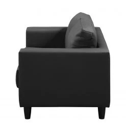 Ars manufacti Canapé Bexwell I (2 places) - Imitation cuir - Cuir synthétique Madara: Noir -Meubles de salon Soldes sofa bexwell 2 sitzer kunstleder schwarz 5052516