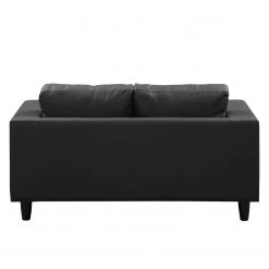 Ars manufacti Canapé Bexwell I (2 places) - Imitation cuir - Cuir synthétique Madara: Noir -Meubles de salon Soldes sofa bexwell 2 sitzer kunstleder schwarz 5052520