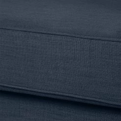 Jack & Alice Canapé Blomma (3 places) - Tissu bleu foncé - Structure : couleur noisette -Meubles de salon Soldes sofa blomma 3 sitzer webstoff dunkelblau gestell nussbaumfarbig 4833104