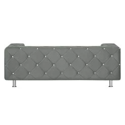 Home Design Canapé Carlotta (2 places) - Microfibre gris acier 14 Home Design Canapé Carlotta (2 places) - Microfibre gris acier -Meubles de salon Soldes sofa carlotta 2 sitzer microfaser stahlgrau 437694