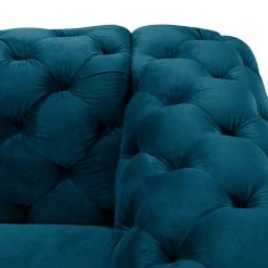 Jack & Alice Canapé Leominster II (3 places) - Velours Jila: Pétrole 20 Jack & Alice Canapé Leominster II (3 places) - Velours Jila: Pétrole -Meubles de salon Soldes sofa cayley 3 sitzer samt 5149736