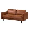 Ars manufacti Canapé 2 places FORT DODGE - Aspect cuir vieilli - Microfibre Yaka: Cognac -Meubles de salon Soldes sofa fort dodge 2 sitzer antiklederlook cognac 4669848