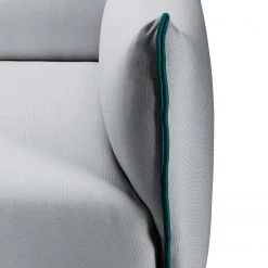 Fredriks Ensemble de salon Grady II (3-2) - Tissu - Gris clair / Turquoise -Meubles de salon Soldes sofa grady webstoff ii 2 sitzer hellgrau tuerkis 4770548