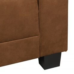 Loftscape Canapé Greenwood (2 places) - Aspect cuir vieilli - Microfibre Priya: Cognac -Meubles de salon Soldes sofa greenwood 2 sitzer antiklederlook cognac 4493856