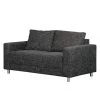 Fredriks Canapé Greenwood (2 places) Tissu - Noir / Gris -Meubles de salon Soldes sofa greenwood 2 sitzer webstoff schwarz grau 4493488