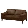 Ars manufacti Canapé Hazel Green (2 places) - Expresso -Meubles de salon Soldes sofa hazel green 2 sitzer antiklederlook espresso 4638252