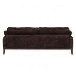 Ars manufacti Ensemble de salon Horley (3-2) - Cuir véritable - Marron foncé -Meubles de salon Soldes sofa horley 3 sitzer echtleder dunkelbraun 4480544