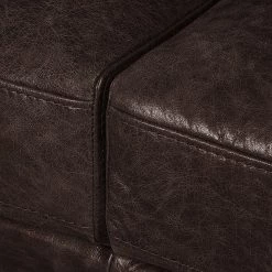 Ars manufacti Ensemble de salon Horley (3-2) - Cuir véritable - Marron foncé -Meubles de salon Soldes sofa horley 3 sitzer echtleder dunkelbraun 4480548