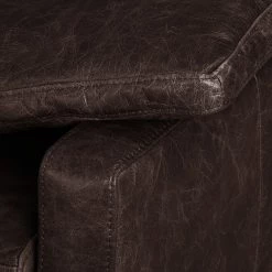 Ars manufacti Ensemble de salon Horley (3-2) - Cuir véritable - Marron foncé -Meubles de salon Soldes sofa horley 3 sitzer echtleder dunkelbraun 4480556