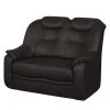Modoform Canapé Lakin Imitation cuir (2 places) - Marron foncé -Meubles de salon Soldes sofa lakin 2 sitzer kunstleder dunkelbraun 4077408 1