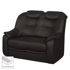 Modoform Canapé Lakin Imitation cuir (2 places) - Marron foncé -Meubles de salon Soldes sofa lakin 2 sitzer kunstleder dunkelbraun 4077412