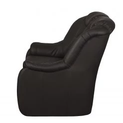 Modoform Canapé Lakin Imitation cuir (2 places) - Marron foncé -Meubles de salon Soldes sofa lakin 2 sitzer kunstleder dunkelbraun 4077416