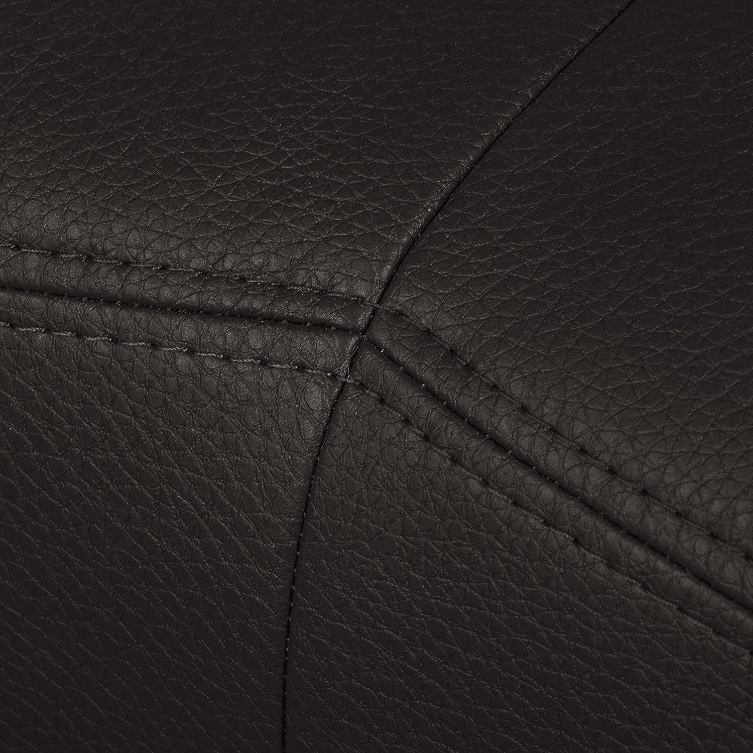 Modoform Canapé Lakin Imitation cuir (3 places) - Marron foncé 9 Modoform Canapé Lakin Imitation cuir (3 places) - Marron foncé – Image 7