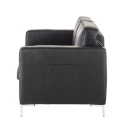 Fredriks Canapé Lampone (3 places) - Cuir véritable - Noir -Meubles de salon Soldes sofa lampone 3 sitzer echtleder schwarz 1387434