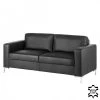 Fredriks Canapé Lampone (3 places) - Cuir véritable - Noir 2 Fredriks Canapé Lampone (3 places) - Cuir véritable - Noir -Meubles de salon Soldes sofa lampone 3 sitzer echtleder schwarz 1417281