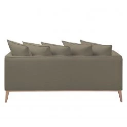 Eva Padberg Collection Canapé Lavina (3 places) Tissu - Tissu Moretey : Cappuccino -Meubles de salon Soldes sofa lavina 3 sitzer strukturstoff 4686960
