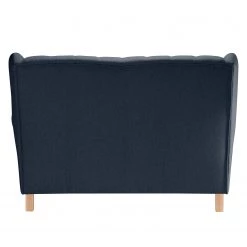 Maison Belfort Ensemble de salon Luro (2-1) - Bleu foncé -Meubles de salon Soldes sofa luro 2 sitzer strukturstoff dunkelblau 4542816