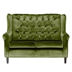 Maison Belfort Canapé Luro (2 places) - Velours -Meubles de salon Soldes sofa luro samt 2 sitzer olivgruen 4769020