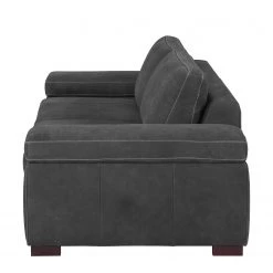 Ars Natura Canapé Maine (3 places) - Gris foncé 16 Ars Natura Canapé Maine (3 places) - Gris foncé -Meubles de salon Soldes sofa maine 3 sitzer echtleder dunkelgrau 4479936