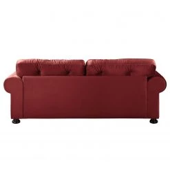 Velvet Studio Ensemble de salon Marau (3-2) - Rouge -Meubles de salon Soldes sofa marau 3 sitzer samt rot 4915208