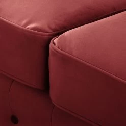 Velvet Studio Ensemble de salon Marau (3-2) - Rouge -Meubles de salon Soldes sofa marau 3 sitzer samt rot 4915224