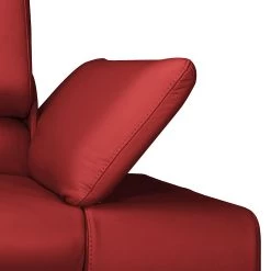 Fredriks Canapé Masca (2 places) - Cuir véritable rouge carmin -Meubles de salon Soldes sofa masca 2 sitzer echtleder kaminrot 515464