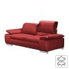 Fredriks Canapé Masca (2 places) - Cuir véritable rouge carmin 1 Fredriks Canapé Masca (2 places) - Cuir véritable rouge carmin -Meubles de salon Soldes sofa masca 2 sitzer echtleder kaminrot 515467