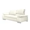 Fredriks Canapé Masca (3 places) - Imitation cuir blanc 2 Fredriks Canapé Masca (3 places) - Imitation cuir blanc -Meubles de salon Soldes sofa masca 3 sitzer kunstleder weiss 513331