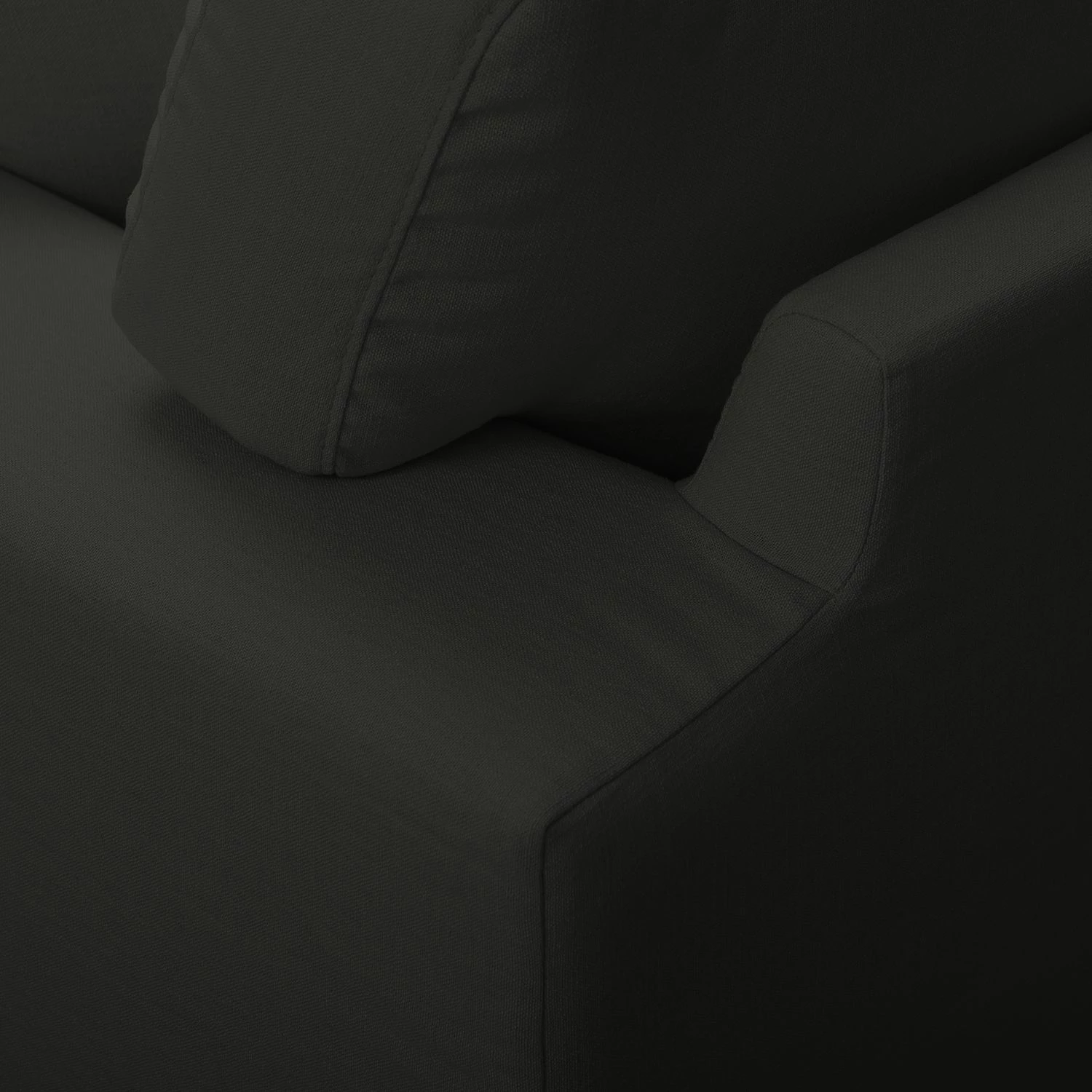 Maison Belfort Canapé Mormès (3 places) Tissu - Basalte 12 Maison Belfort Canapé Mormès (3 places) Tissu - Basalte – Image 10