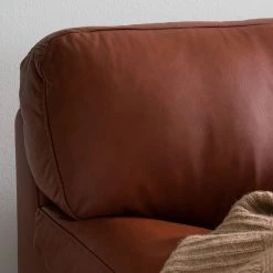 Ars manufacti Canapé Parlin (3 places) - Cognac -Meubles de salon Soldes sofa parlin 3 sitzer echtleder cognac 5092560