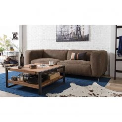 Ars manufacti Canapé Pentre (3 places) Cuir véritable - Nougat 32 Ars manufacti Canapé Pentre (3 places) Cuir véritable - Nougat -Meubles de salon Soldes sofa pentre 3 sitzer echtleder nougat 5181456
