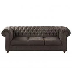 Maison Belfort Ensemble de salon Pintano (3-2-1) - Gris marron -Meubles de salon Soldes sofa pintano 3 sitzer antiklederoptik braungrau 4895460