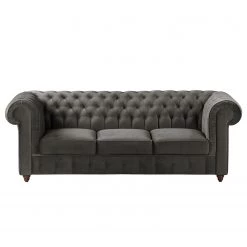 Maison Belfort Ensemble de salon Pintano (3-2-1) - Gris -Meubles de salon Soldes sofa pintano 3 sitzer samt grau 4897816