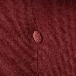 Maison Belfort Fauteuil Chesterfield Pintano - Rouge -Meubles de salon Soldes sofa pintano 3 sitzer samt rot 4897804