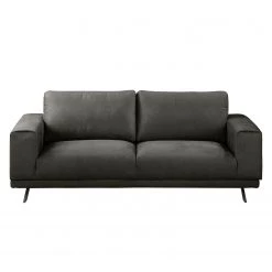 Fredriks Ensemble de salon Ramilia (3-2) - Gris foncé -Meubles de salon Soldes sofa ramilia 2 sitzer antiklederlook dunkelgrau 4882192