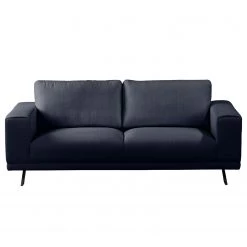 Fredriks Ensemble de salon Ramilia (3-2) - Bleu foncé -Meubles de salon Soldes sofa ramilia 2 sitzer strukturstoff dunkelblau 4883348