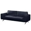 Fredriks Canapé Ramilia (3 places) - Bleu foncé -Meubles de salon Soldes sofa ramilia 3 sitzer strukturstoff dunkelblau 4882556