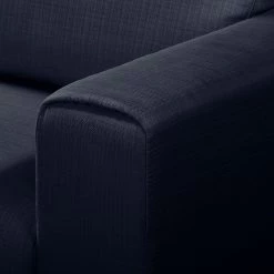 Fredriks Canapé Ramilia (3 places) - Bleu foncé -Meubles de salon Soldes sofa ramilia 3 sitzer strukturstoff dunkelblau 4882576