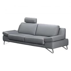 Loftscape Canapé Silvano (2,5 places) - Sans fonction -Meubles de salon Soldes sofa silvano 2 5 sitzer kunstleder grau 443517