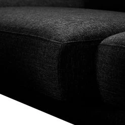 Loftscape Canapé Silvano (2,5 places) - Appui-tête réglable -Meubles de salon Soldes sofa silvano 2 5 sitzer webstoff schwarz 442427